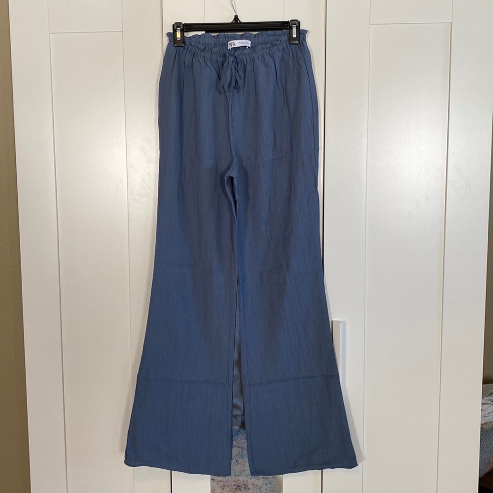 Flowy blue pants